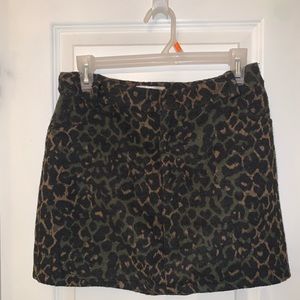 Fleece Mini Skirt